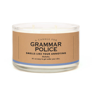 A Candle for Grammar Police