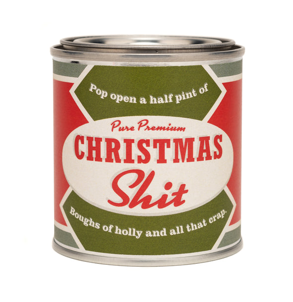 Christmas Shit Half-Pint Paint Can - HOLIDAY