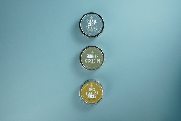 Please Stop Talking Emergency Ambiance Travel Tin