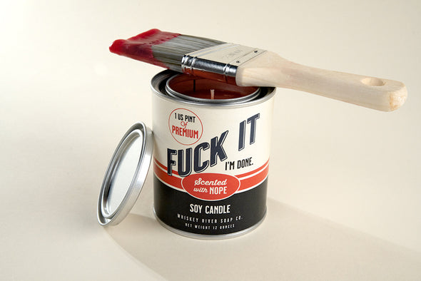 Fuck It Vintage Paint Can·dle