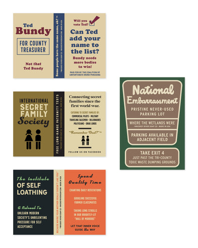 Old School Matchboxes Variety Pack: Ted Bundy for Office