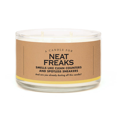 A Candle for Neat Freaks