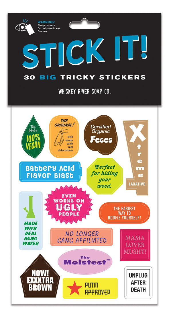 Stick It! Big Prank Stickers - NEW