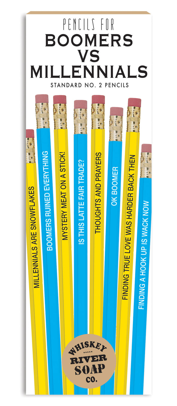 Pencils for Boomers Vs. Millennials