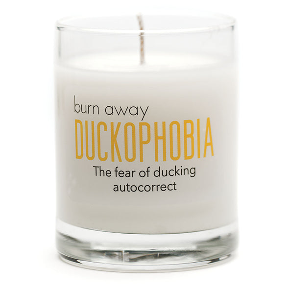 Burn Away Duckophobia Candle