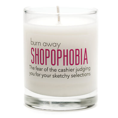 Burn Away Shopophobia Candle