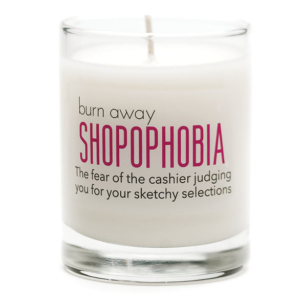 Burn Away Shopophobia Candle