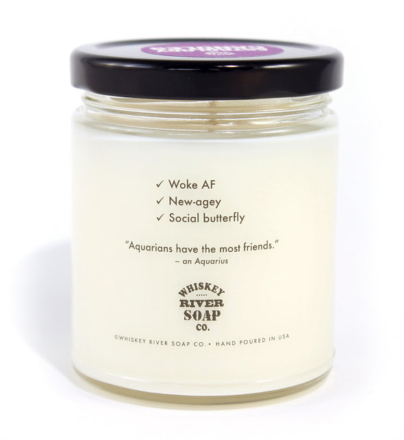 Astrology Candle Aquarius