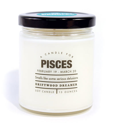 Astrology Candle Pisces