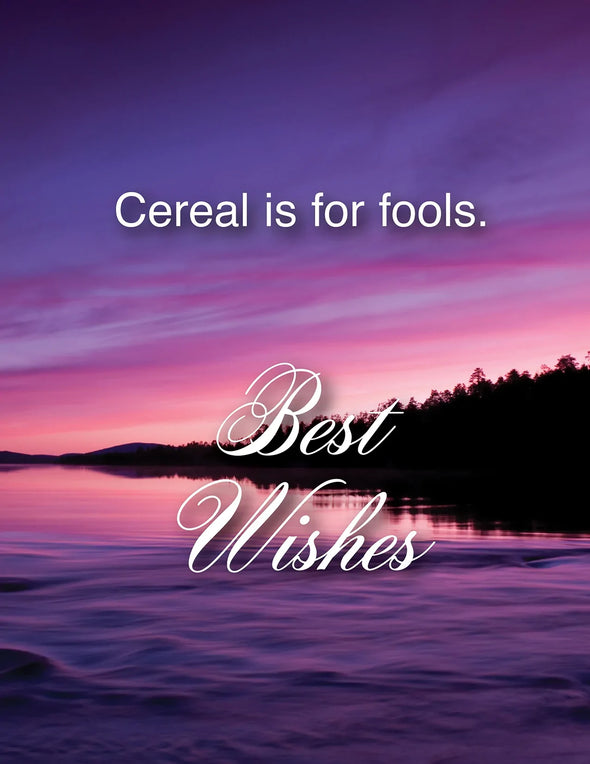 Cereal Greeting Card