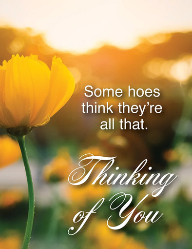 Hoes Subtext Greeting Card