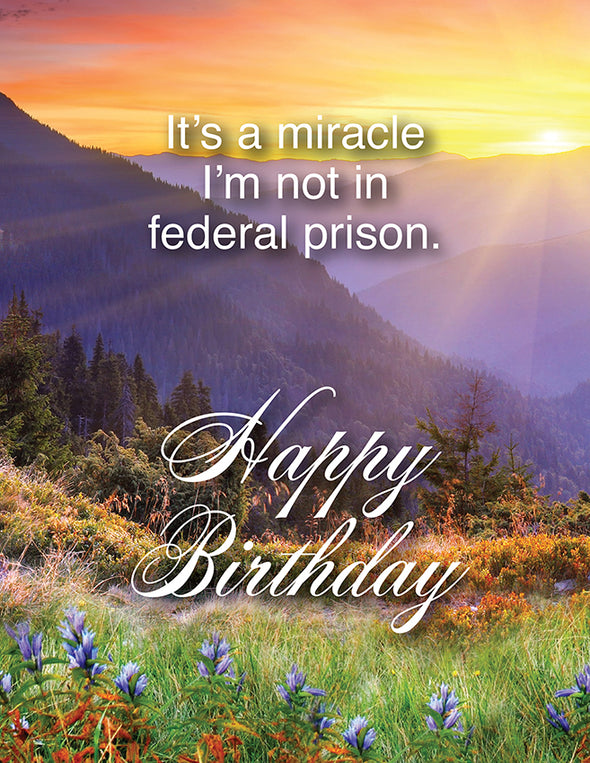 Federal Prison Greeting Card
