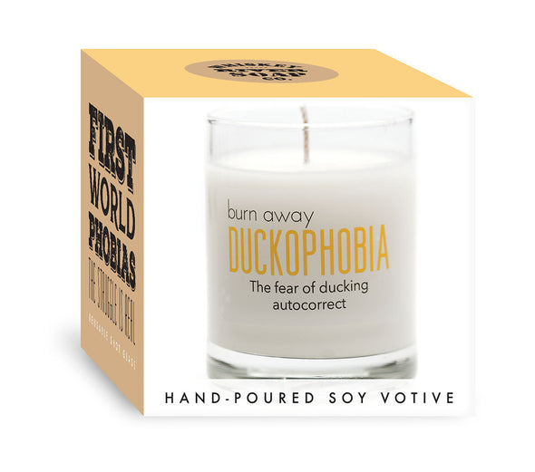 Burn Away Duckophobia Candle