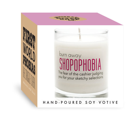 Burn Away Shopophobia Candle